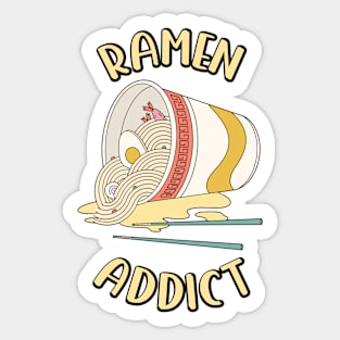 Ramen Addict | Funny Ramen Lover Sticker